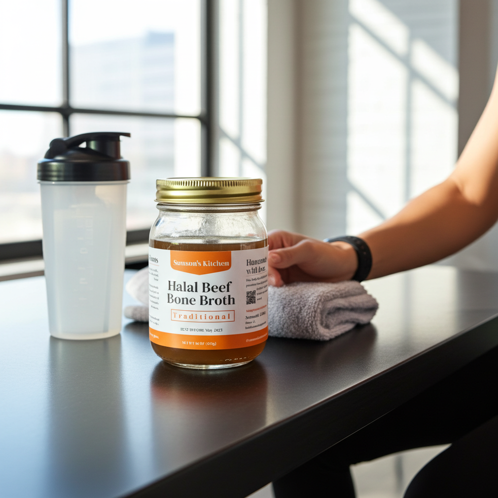 Workout and Recovery - 6 Pack Halal Bone Broth