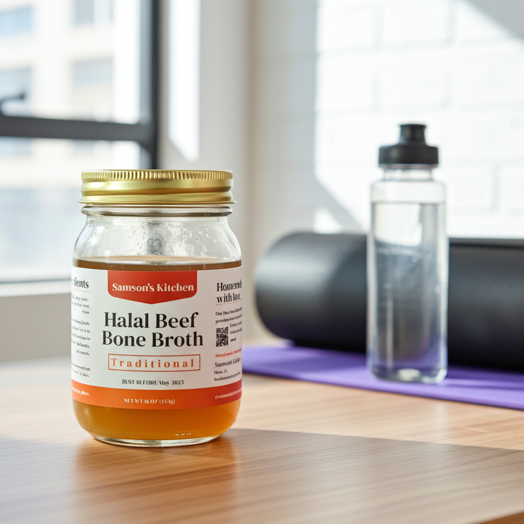 Workout and Recovery - 6 Pack Halal Bone Broth