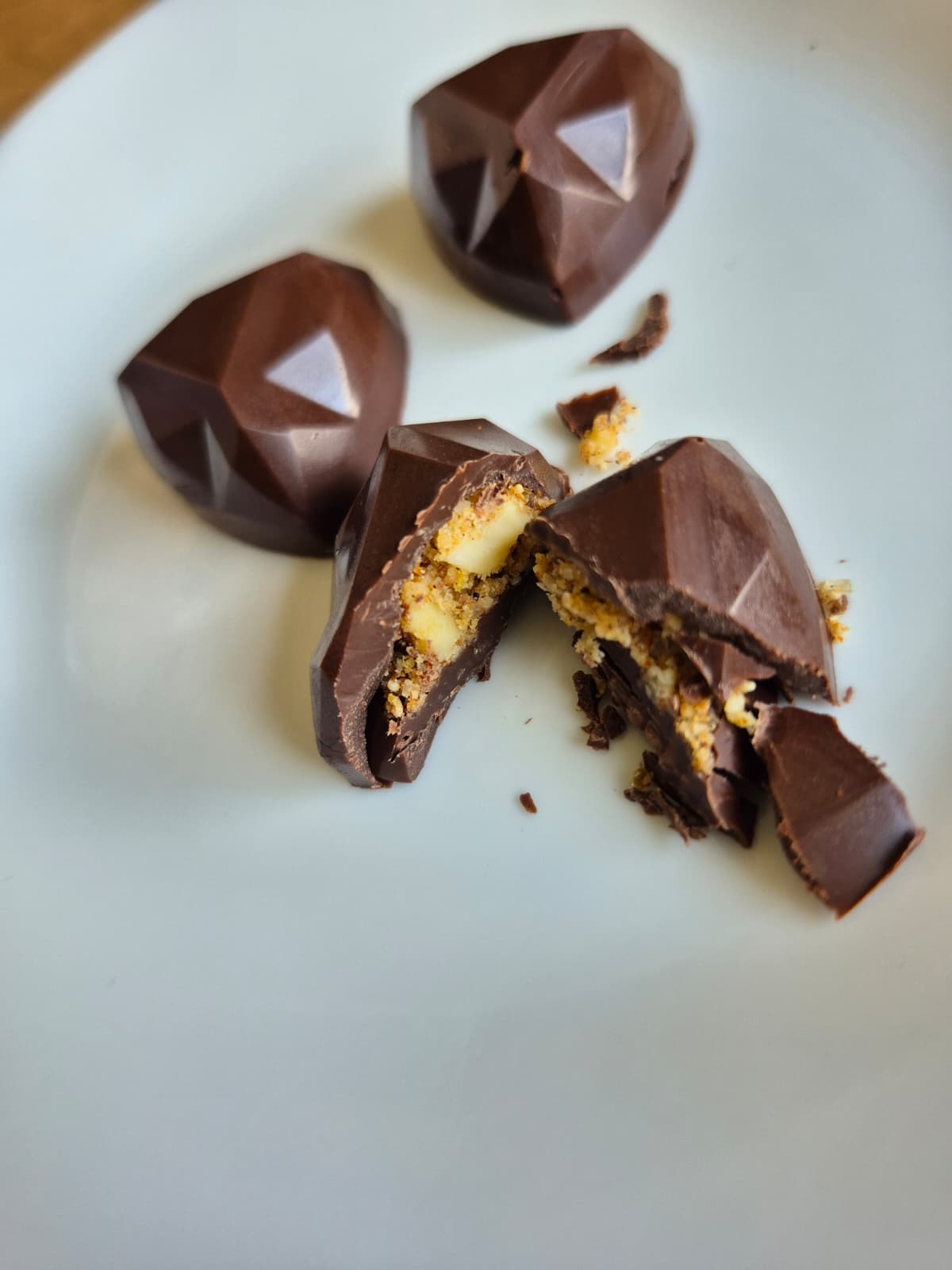 Chocolate Panjeeri Hearts
