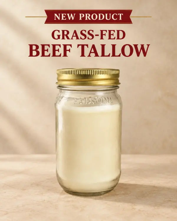 Halal Grass Fed Beef Tallow